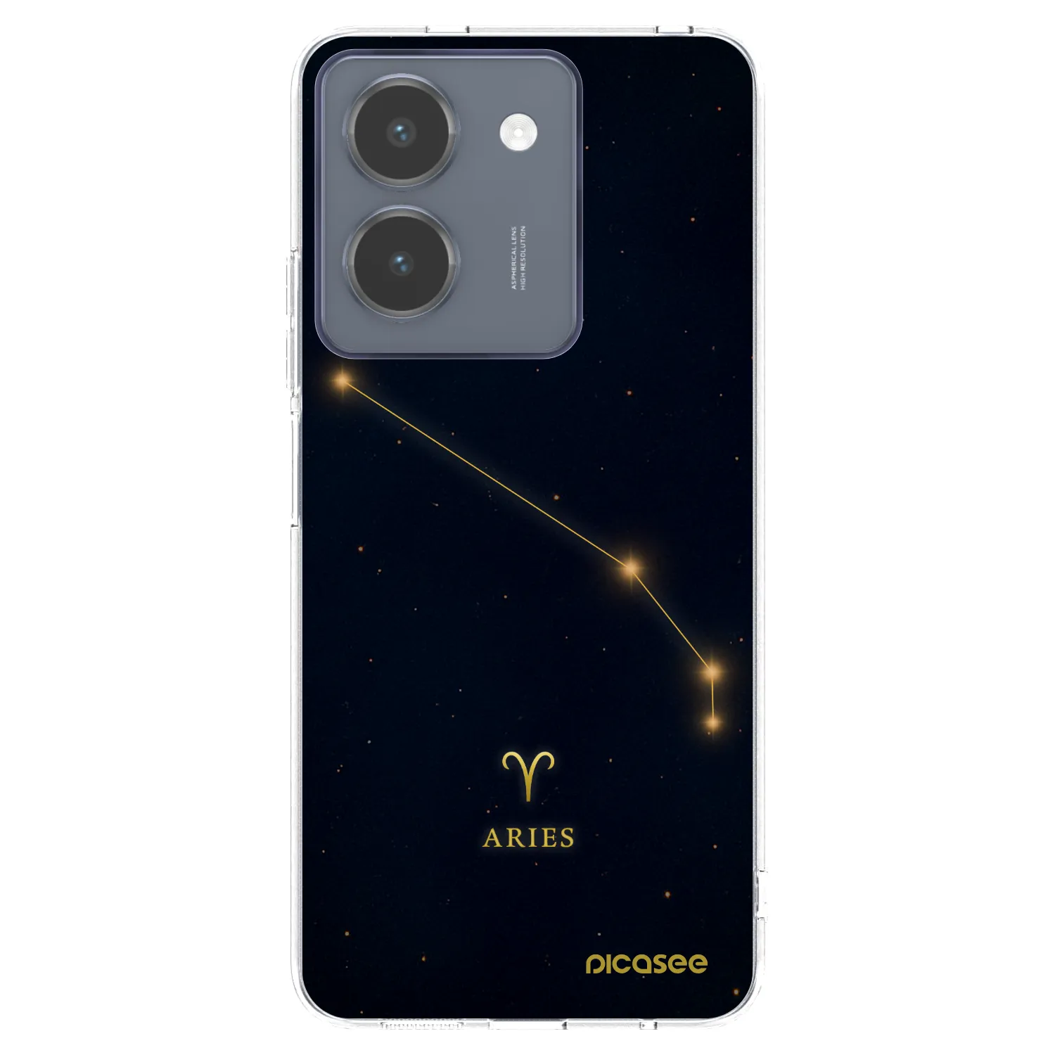 Picasee Vivo Y36 4G Hülle - Transparentes Silikon - ARIES