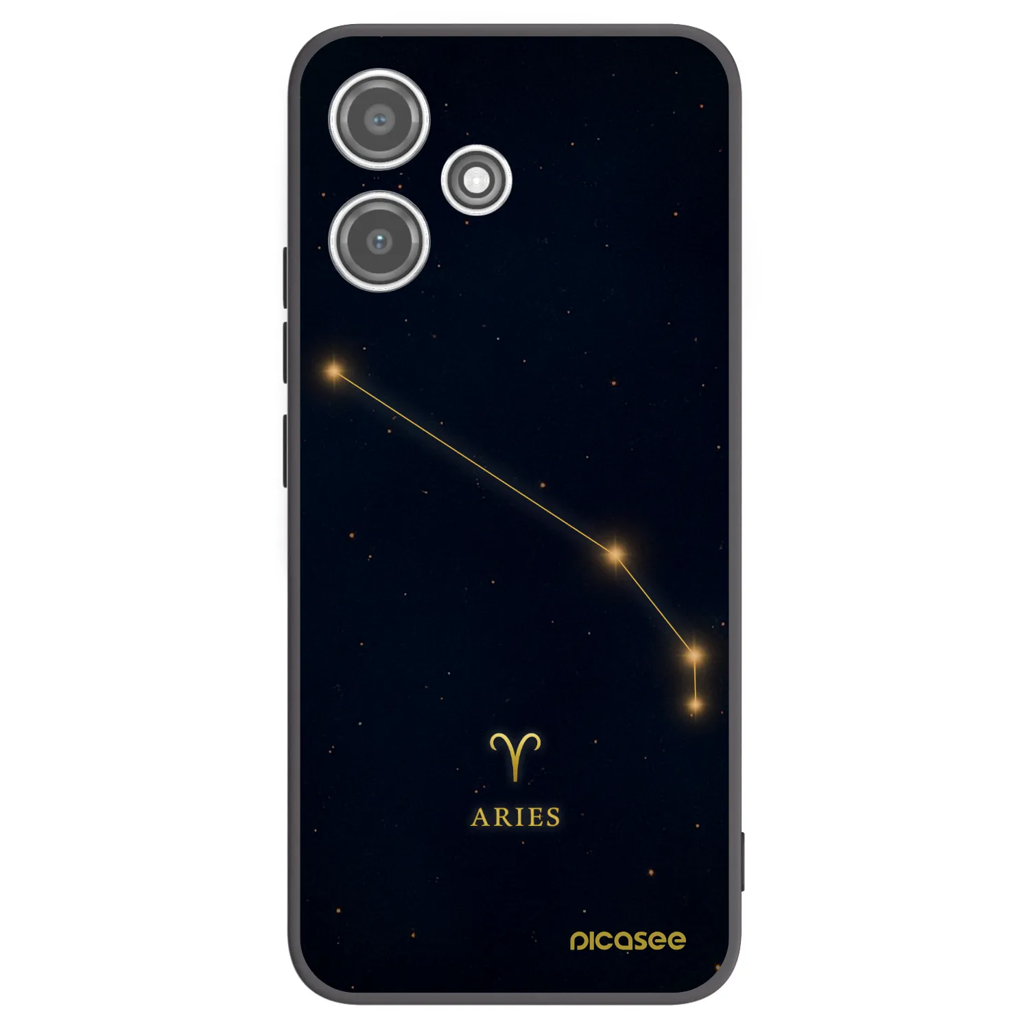Picasee Xiaomi Redmi 12 5G Hülle - Schwarzes Silikon - ARIES