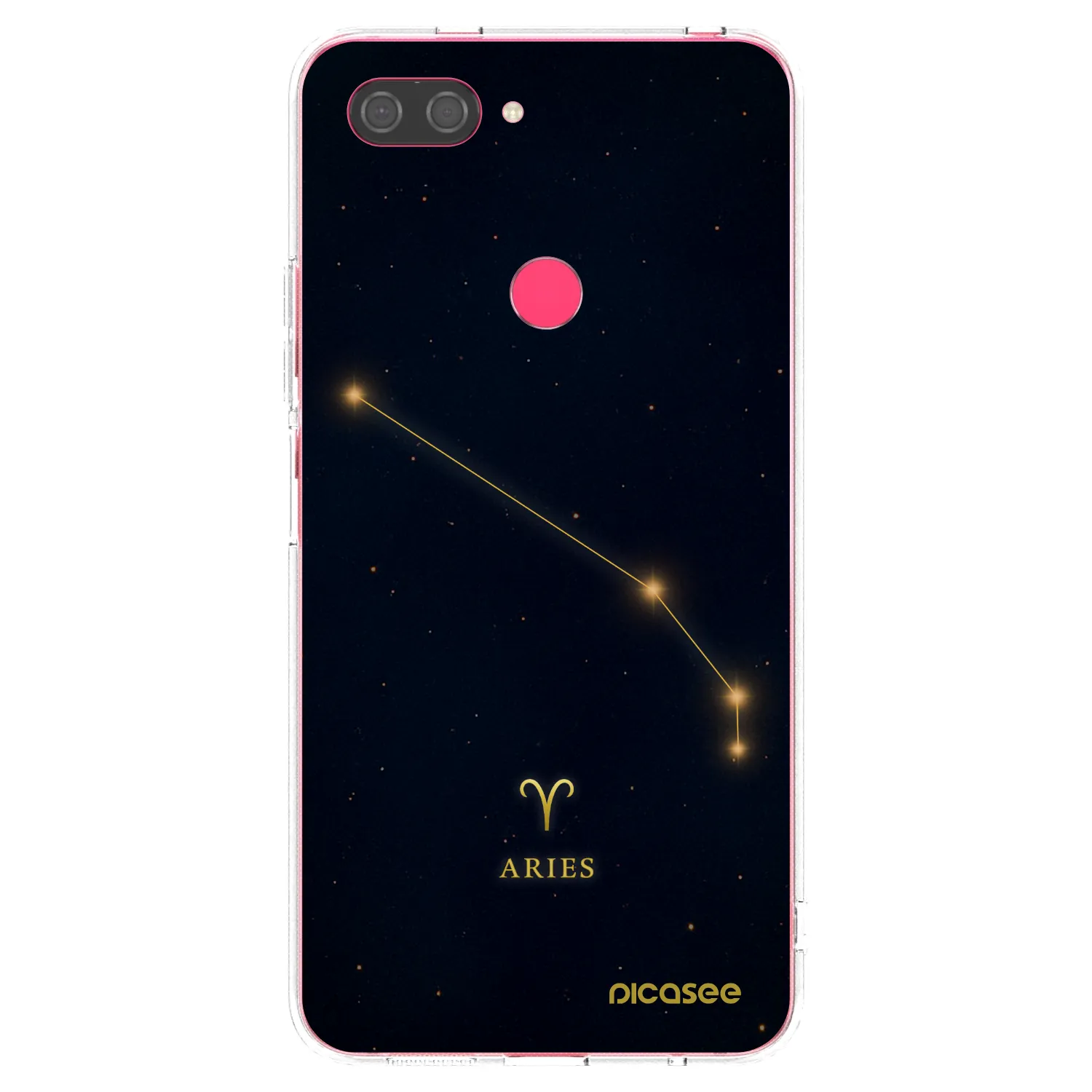 Picasee Xiaomi Mi 8 Lite Hülle - Transparentes Silikon - ARIES