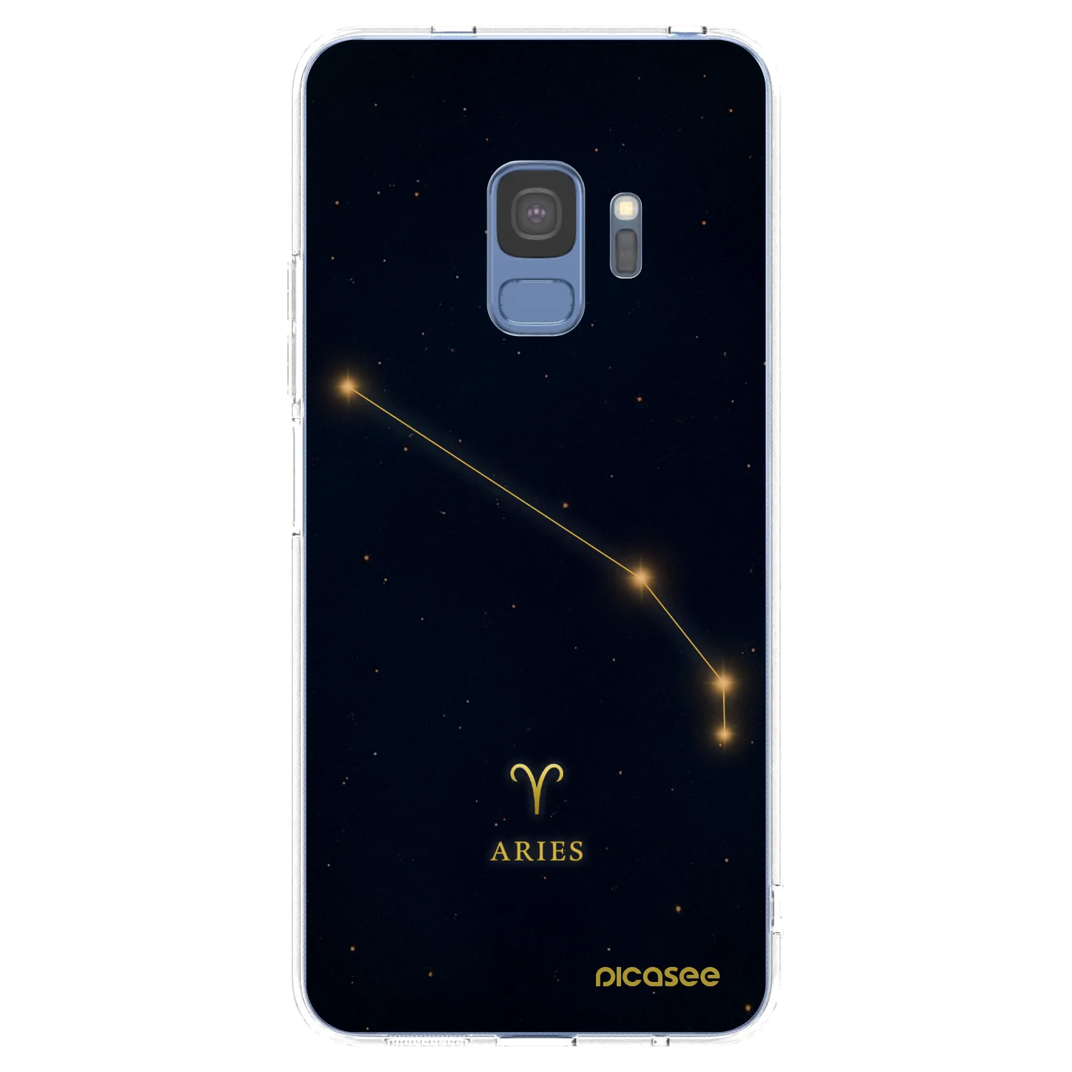 Picasee Samsung Galaxy S9 G960F Hülle - Transparentes Silikon - ARIES
