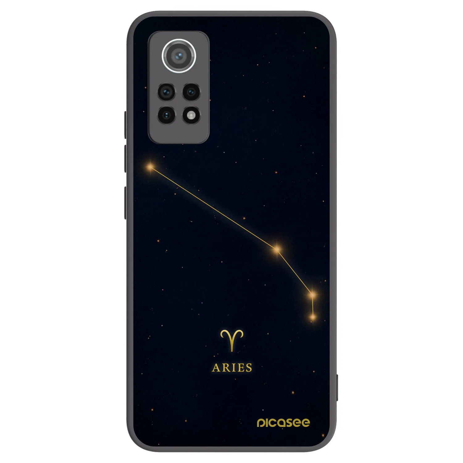 Picasee Xiaomi Redmi Note 12 Pro 4G Hülle - Schwarzes Silikon - ARIES