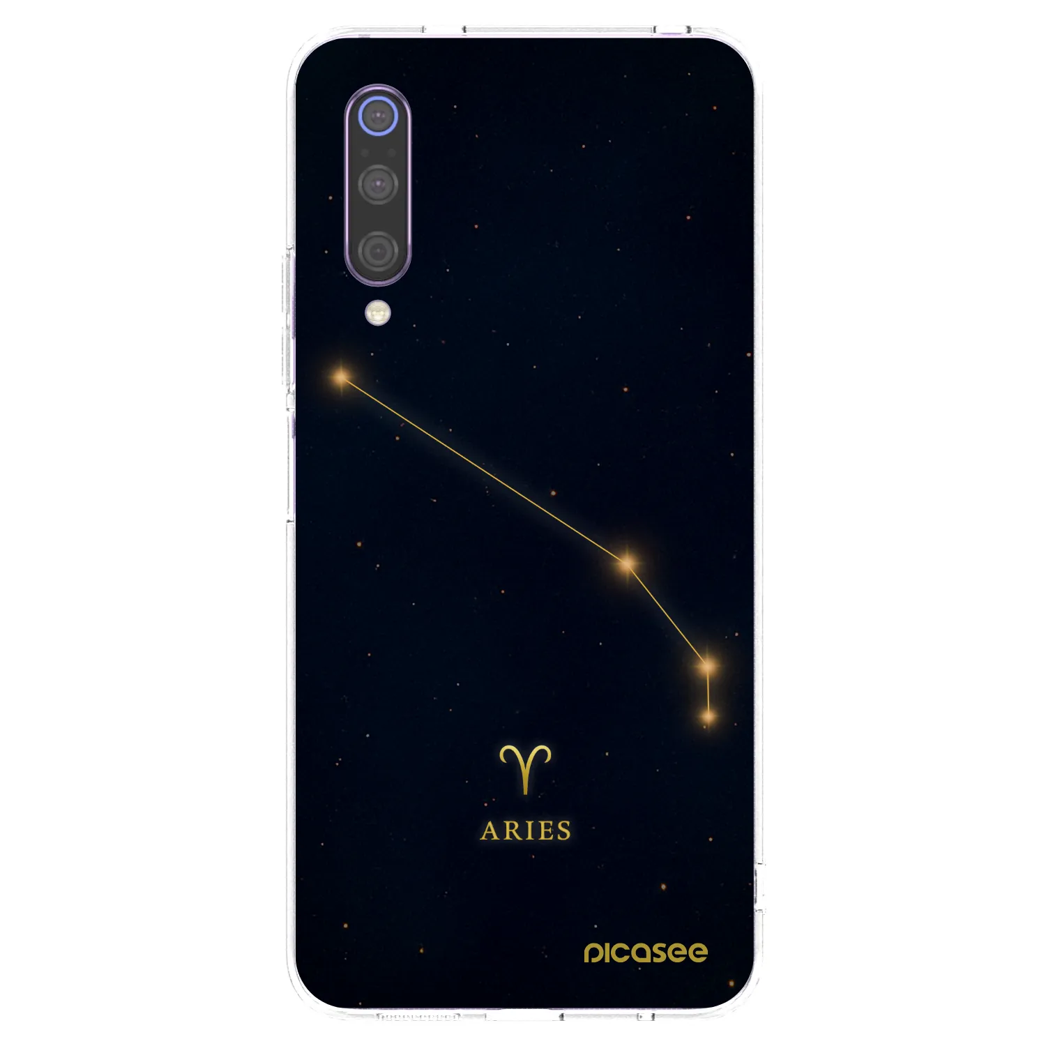 Picasee Xiaomi Mi 9 Hülle - Transparentes Silikon - ARIES