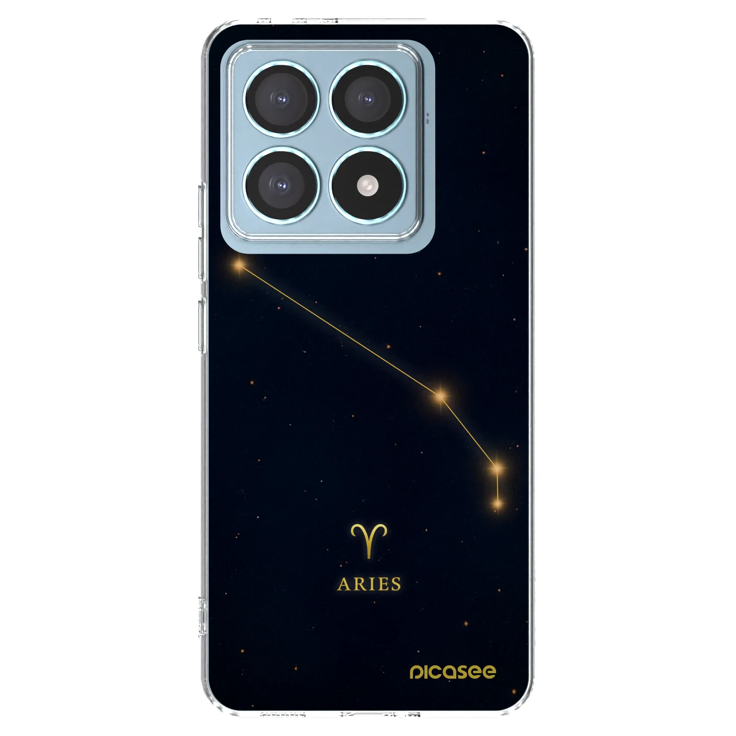 Picasee Xiaomi 14T Pro Hülle - Transparentes Silikon - ARIES