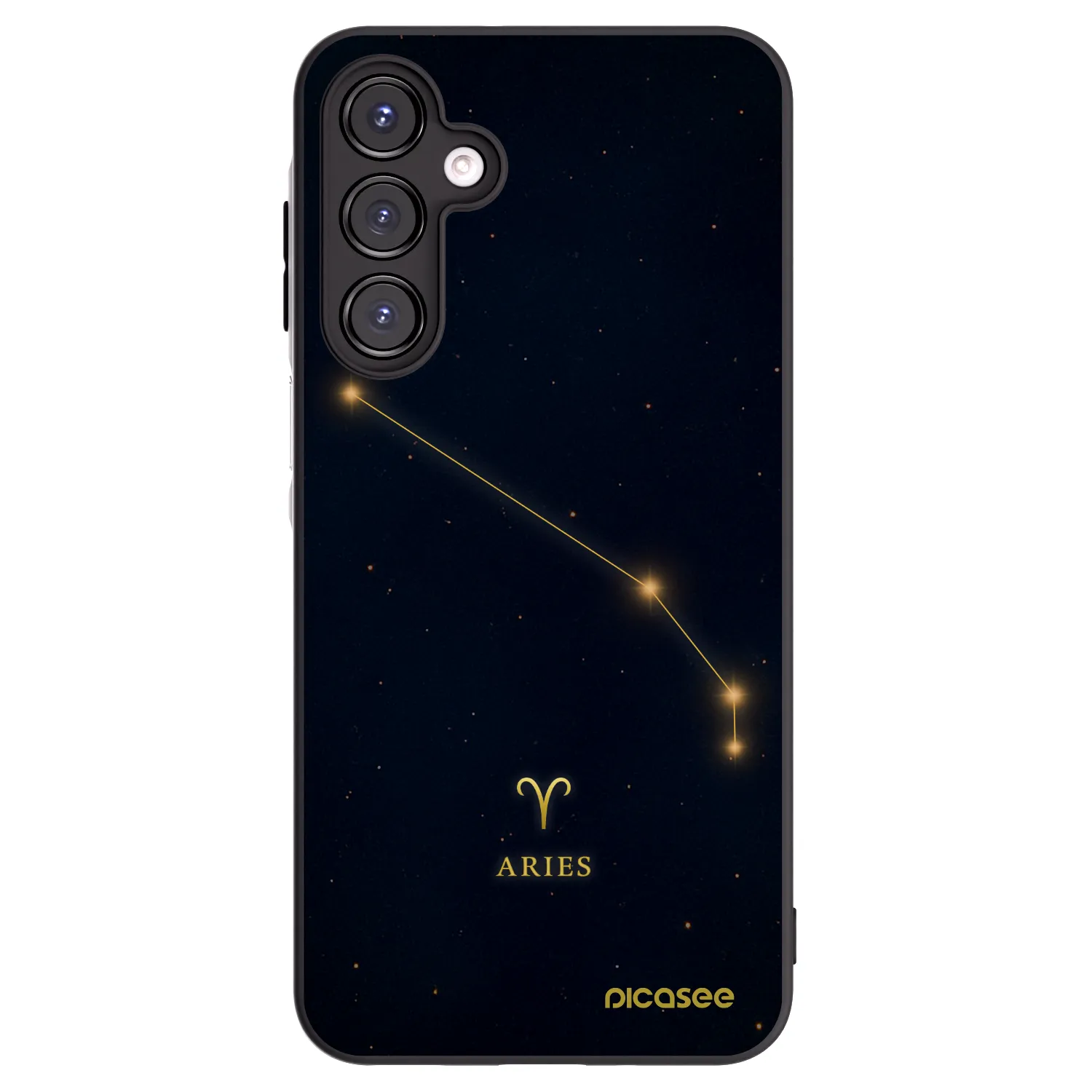 Picasee Samsung Galaxy A16 5G Hülle - Schwarzes Silikon - ARIES