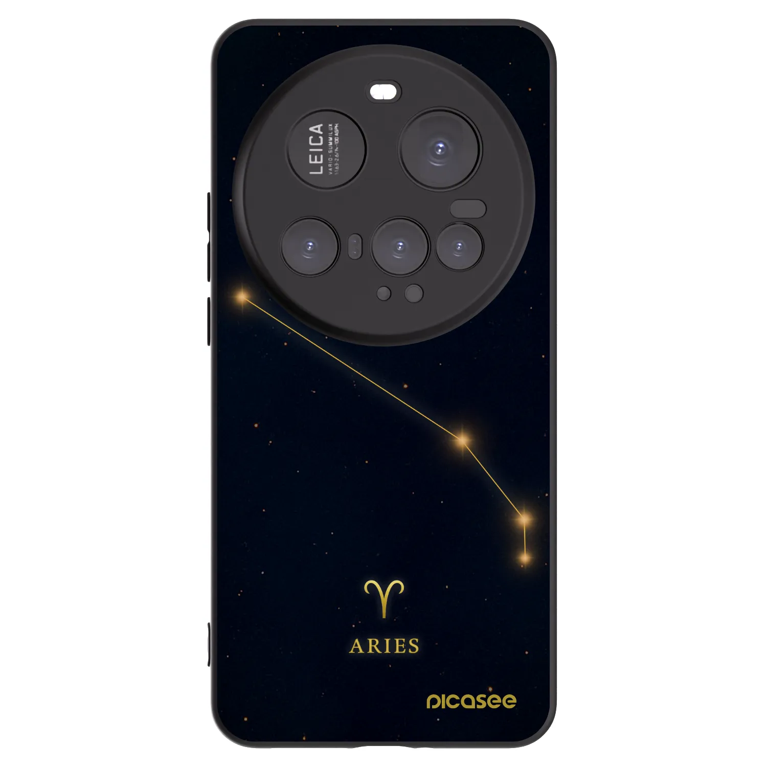 Picasee Xiaomi 15 Ultra Hülle - Schwarzes Silikon - ARIES