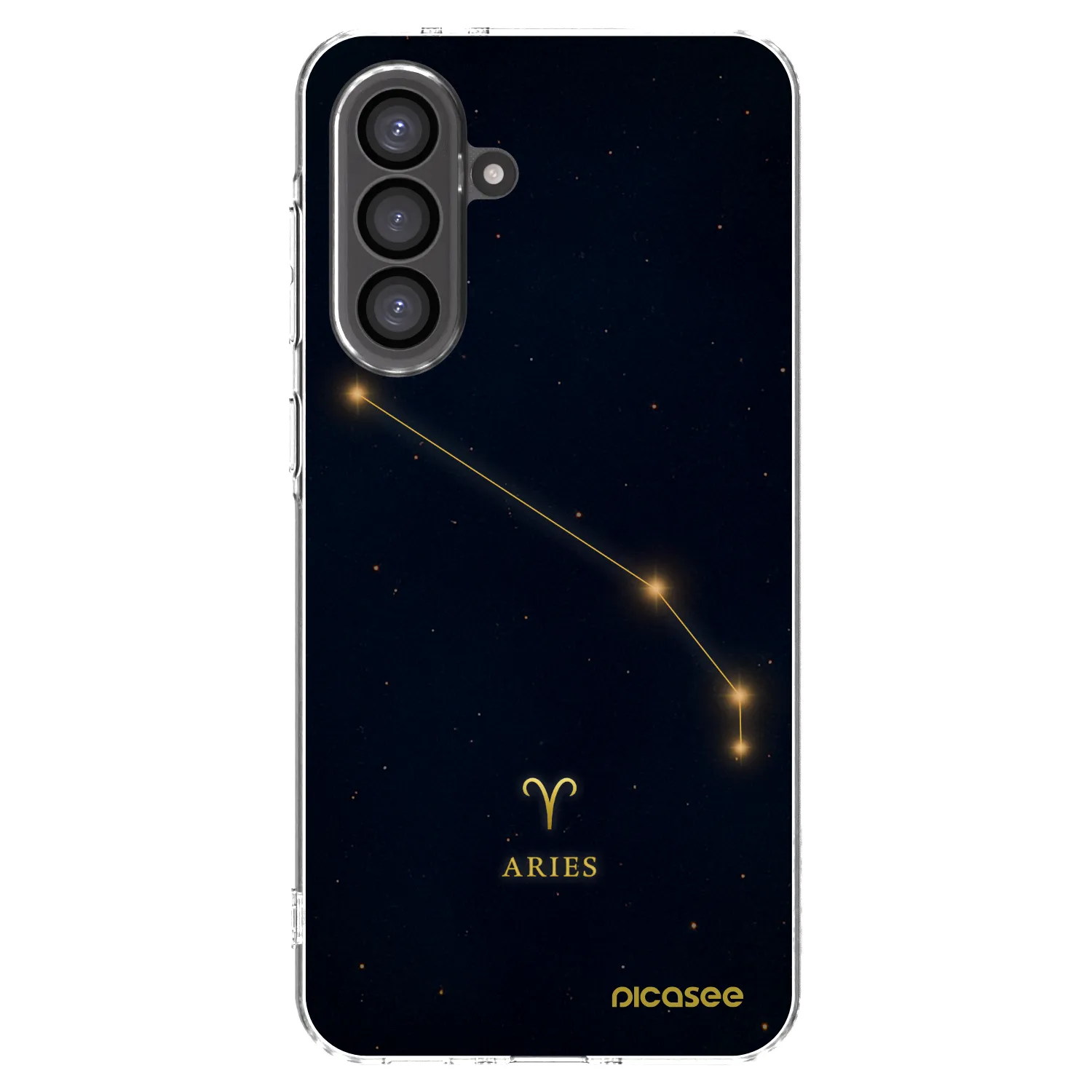 Picasee Samsung Galaxy A56 5G A566B Hülle - Transparentes Silikon - ARIES