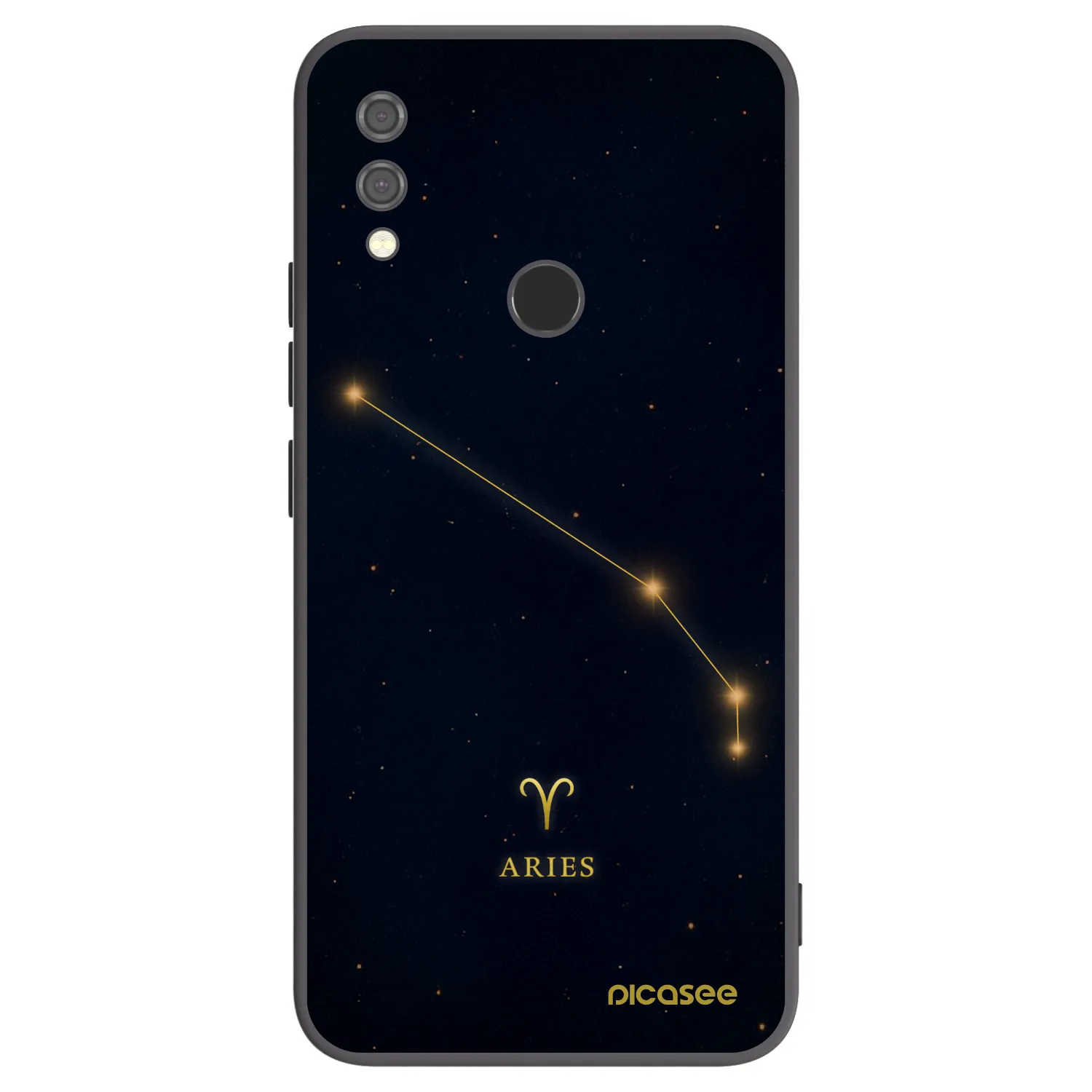 Picasee Xiaomi Redmi Note 7 Hülle - Schwarzes Silikon - ARIES