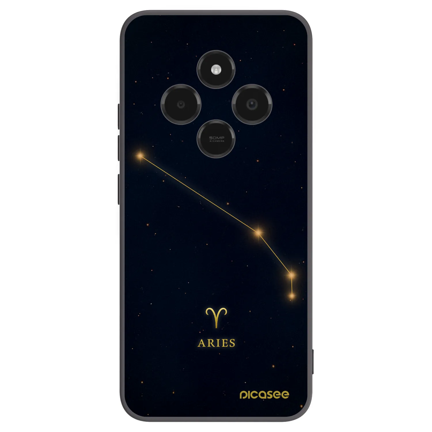 Picasee Xiaomi Poco C75 Hülle - Schwarzes Silikon - ARIES