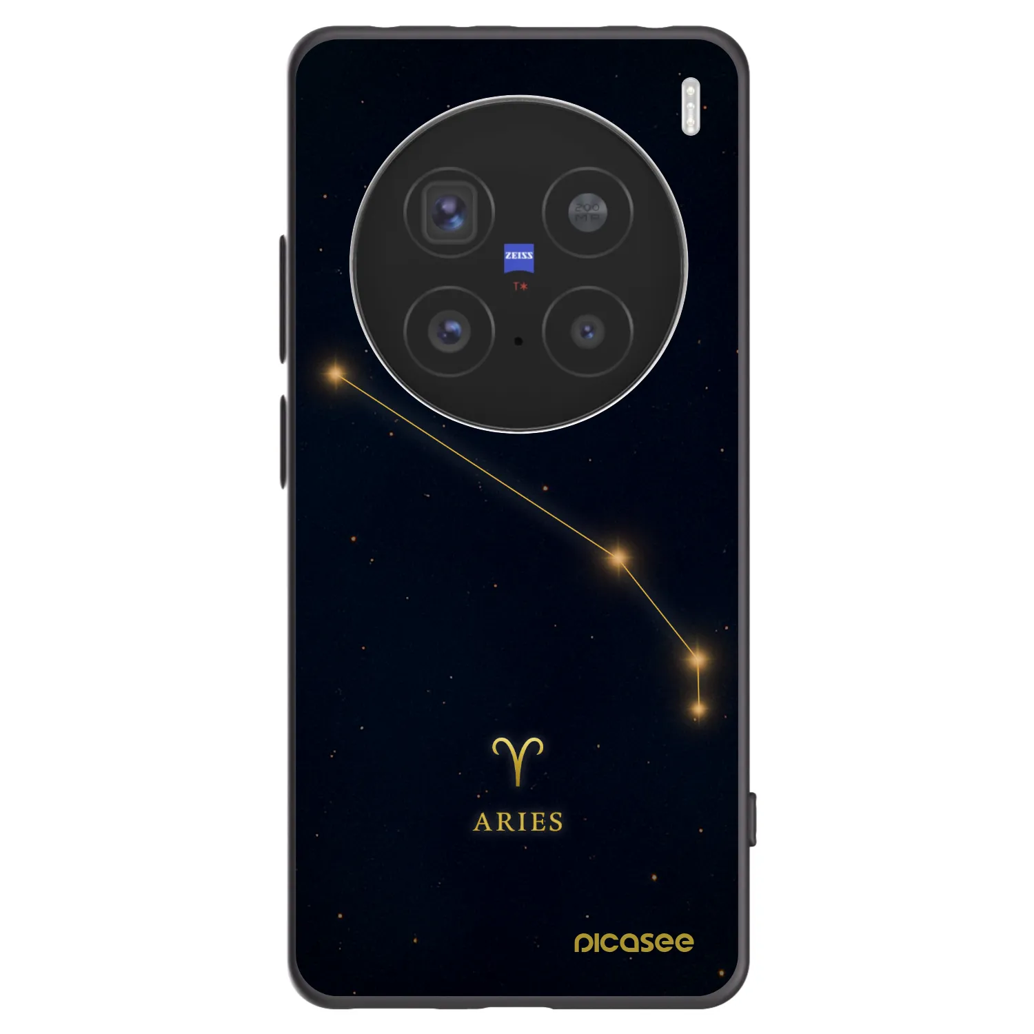 Picasee Vivo X200 Pro Hülle - Schwarzes Silikon - ARIES