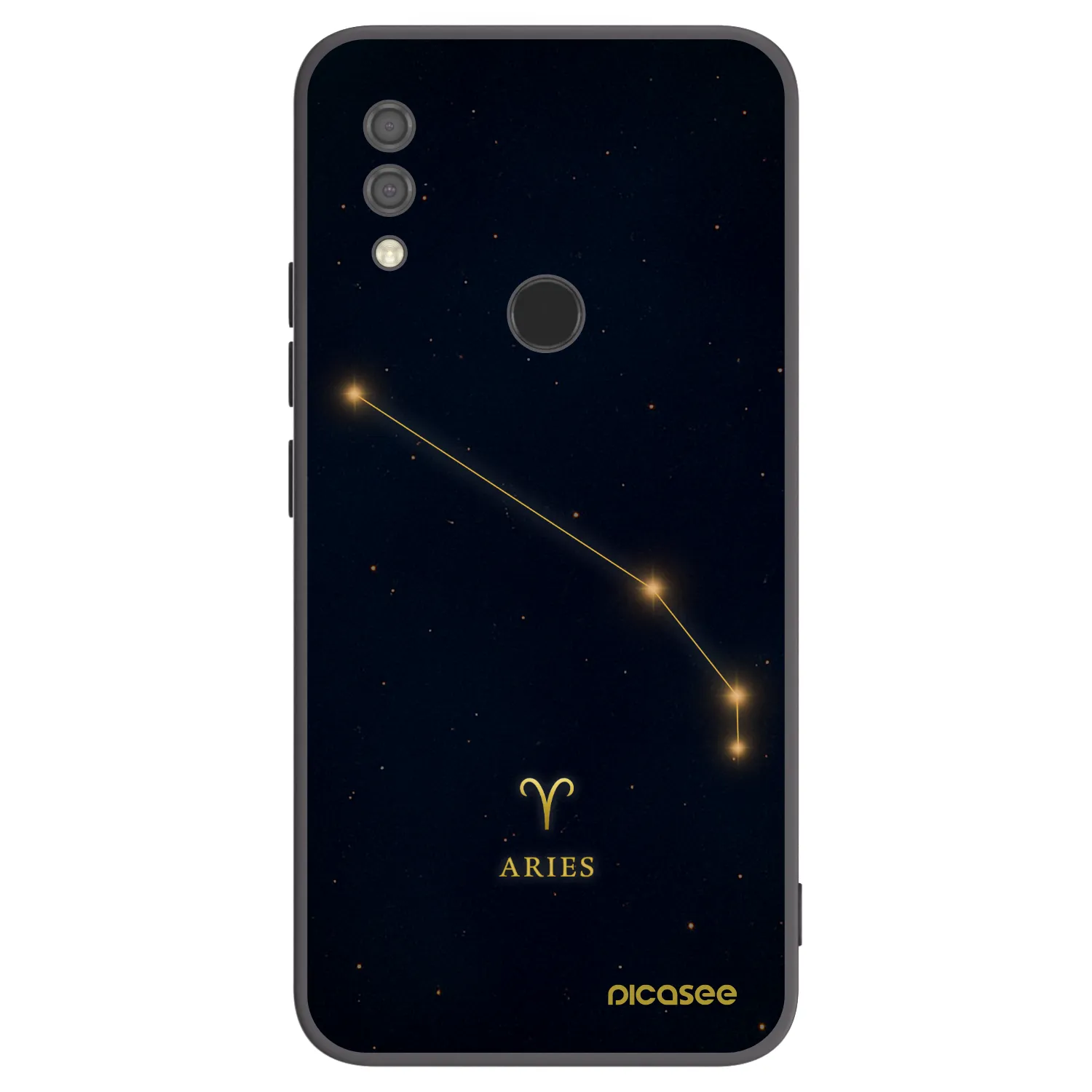 Picasee Xiaomi Redmi 7 Hülle - Schwarzes Silikon - ARIES