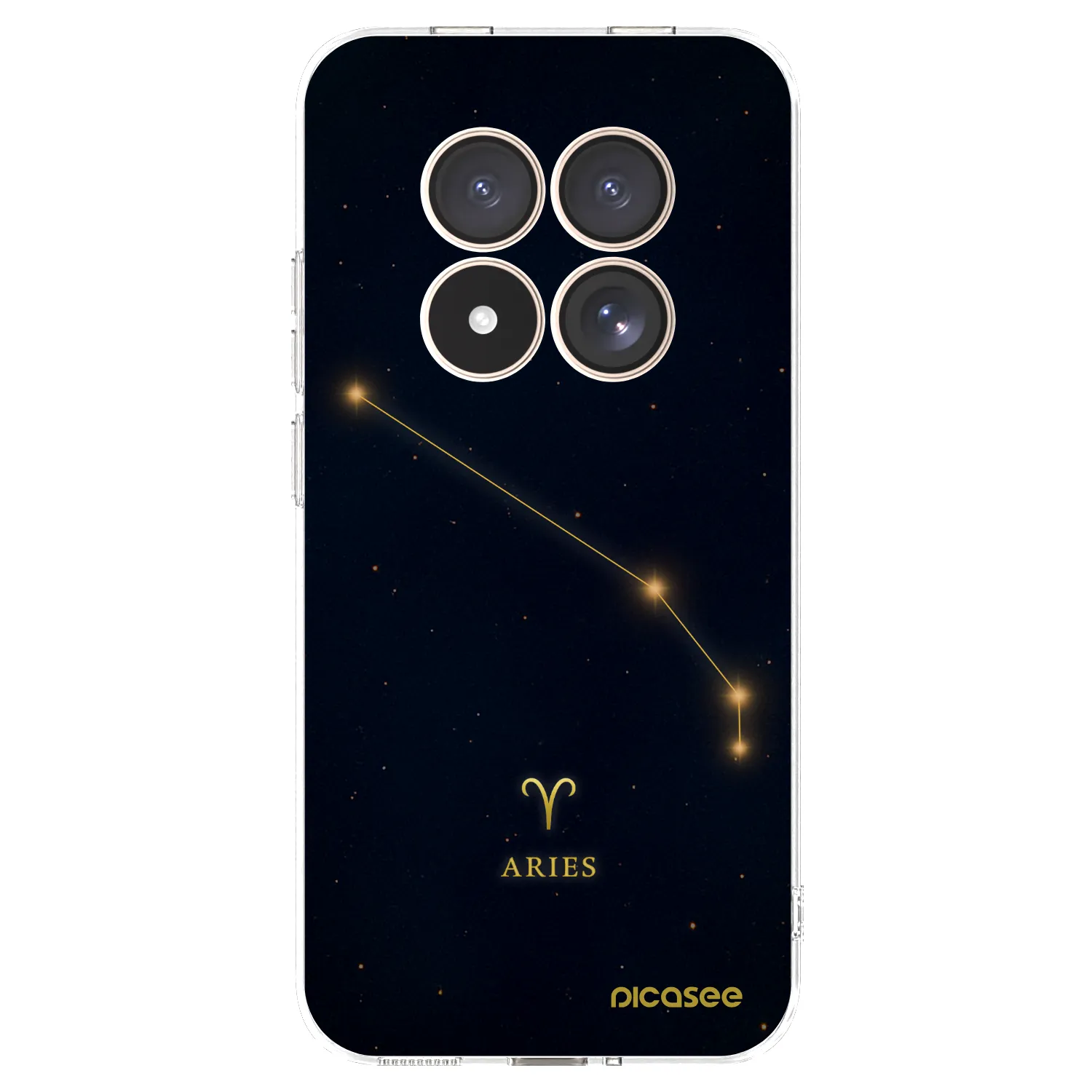 Picasee Xiaomi Redmi Note 15 Pro 4G Hülle - Transparentes Silikon - ARIES