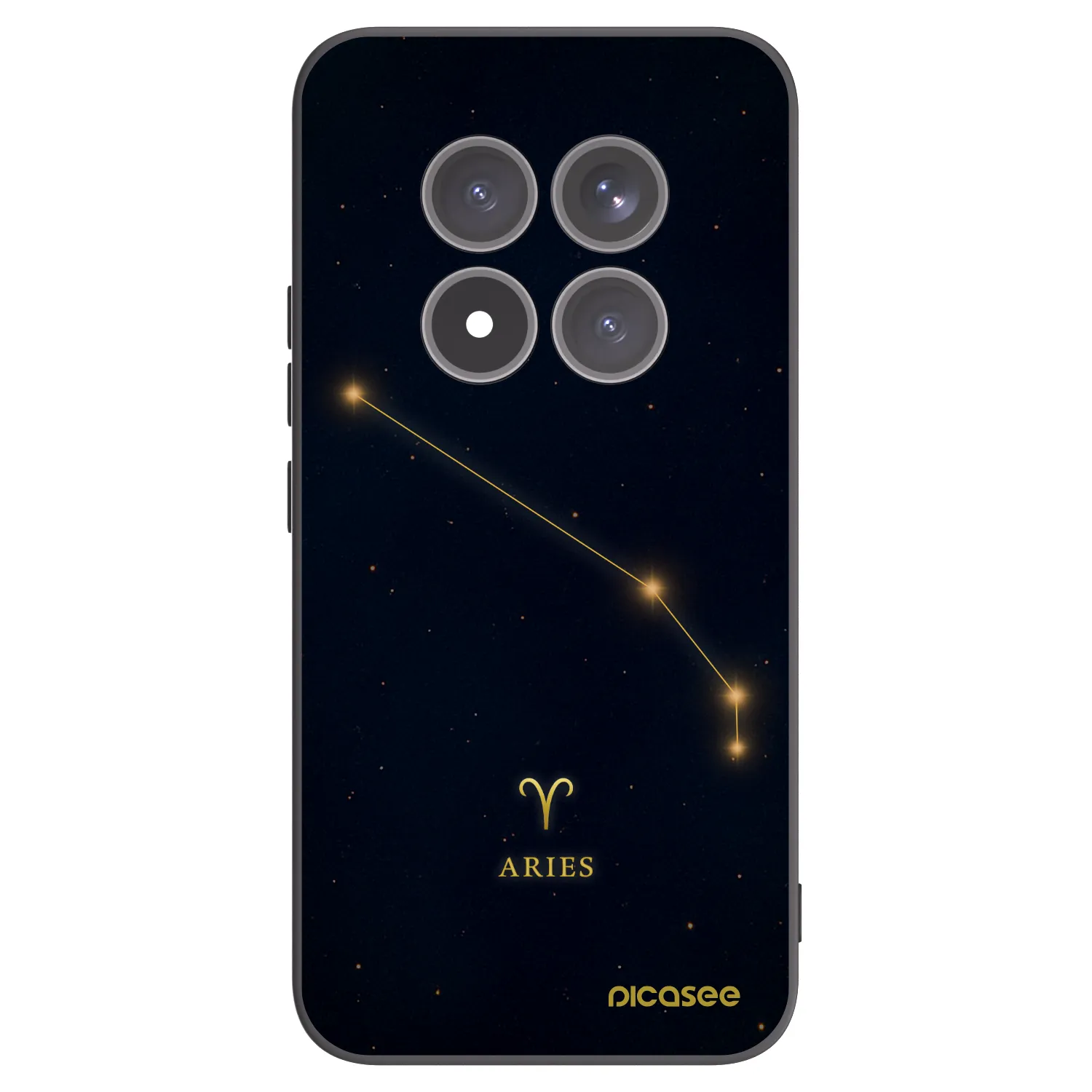 Picasee Xiaomi Redmi Note 15 Pro+ Hülle - Schwarzes Silikon - ARIES