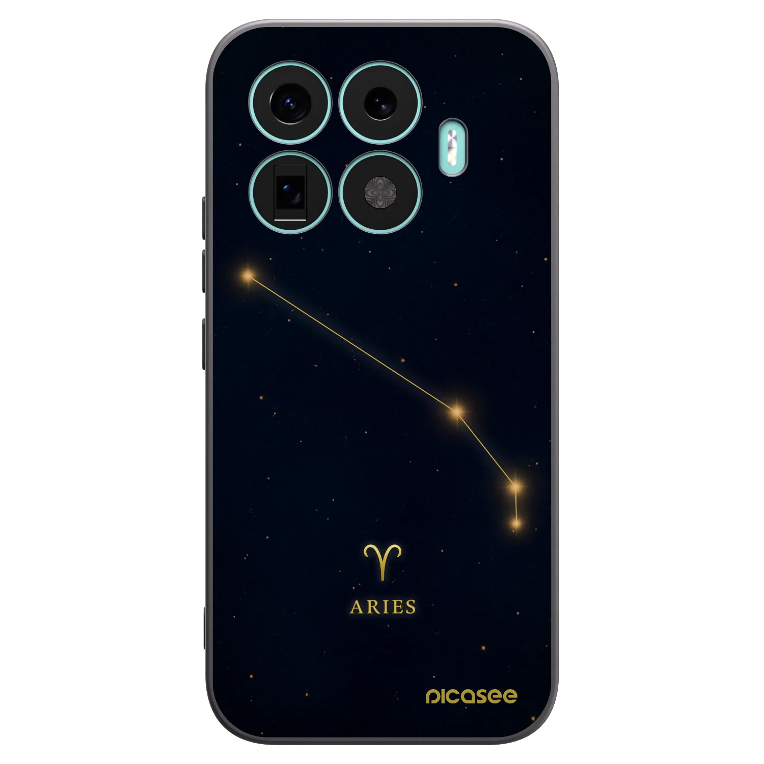 Picasee Xiaomi 17T Hülle - Schwarzes Silikon - ARIES