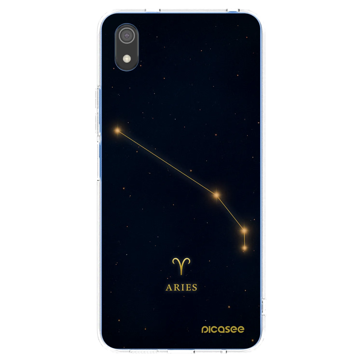 Picasee Xiaomi Redmi 7A Hülle - Transparentes Silikon - ARIES