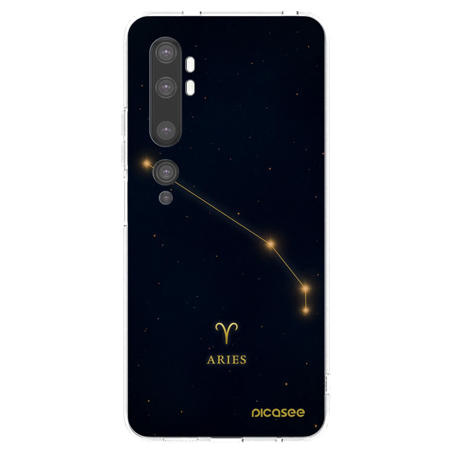 Picasee Xiaomi Mi Note 10 (Pro) Hülle - Transparentes Silikon - ARIES