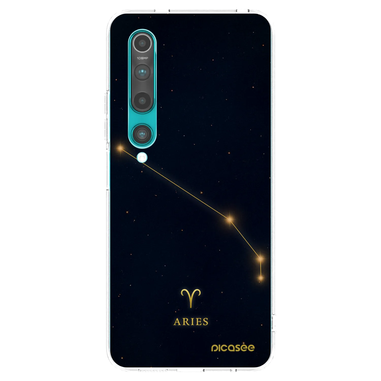 Picasee Xiaomi Mi 10 Hülle - Transparentes Silikon - ARIES