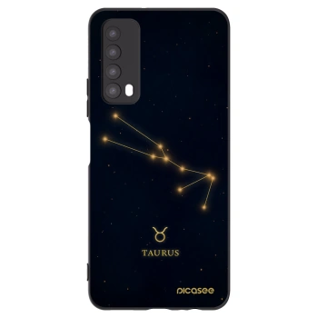 Picasee Huawei P Smart 2021 Hülle - Schwarzes Silikon - TAURUS