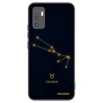 Picasee Xiaomi Redmi Note 10 5G Hülle - Schwarzes Silikon - TAURUS