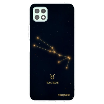 Picasee Samsung Galaxy A22 A226B 5G Hülle - Transparentes Silikon - TAURUS