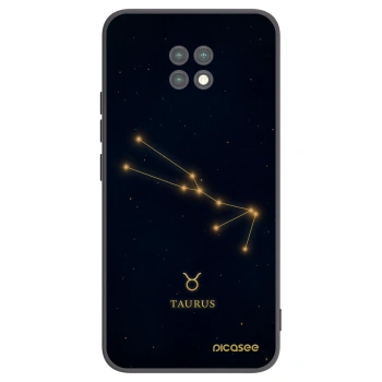 Picasee Xiaomi Redmi Note 9T Hülle - Schwarzes Silikon - TAURUS