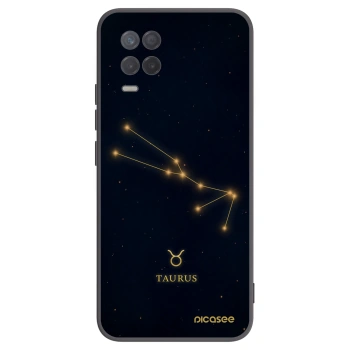 Picasee Realme 8 5G Hülle - Schwarzes Silikon - TAURUS
