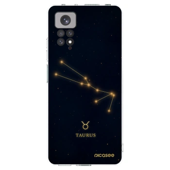 Picasee Xiaomi Redmi Note 11 Hülle - Transparentes Silikon - TAURUS