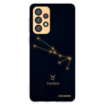 Picasee Samsung Galaxy A33 5G A336 Hülle - Transparentes Silikon - TAURUS