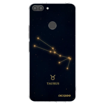 Picasee Huawei P Smart Hülle - Transparentes Silikon - TAURUS