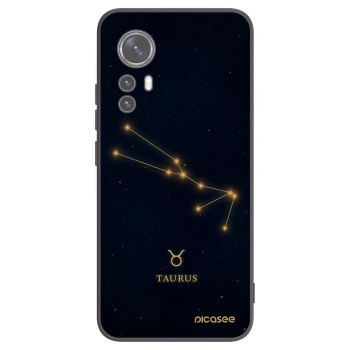 Picasee Xiaomi 12X Hülle - Schwarzes Silikon - TAURUS