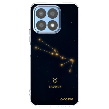 Picasee Honor X8a Hülle - Transparentes Silikon - TAURUS