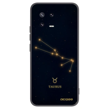 Picasee Xiaomi 13 Pro Hülle - Schwarzes Silikon - TAURUS