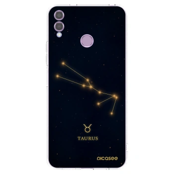 Picasee Honor 8X Hülle - Transparentes Silikon - TAURUS