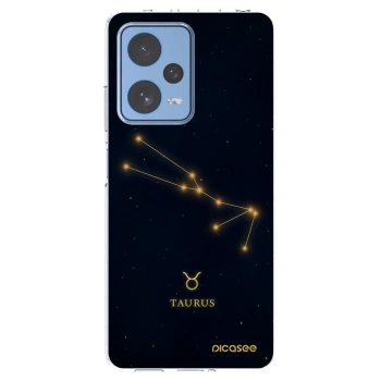 Picasee Xiaomi Redmi Note 12 Pro 5G Hülle - Transparentes Silikon - TAURUS