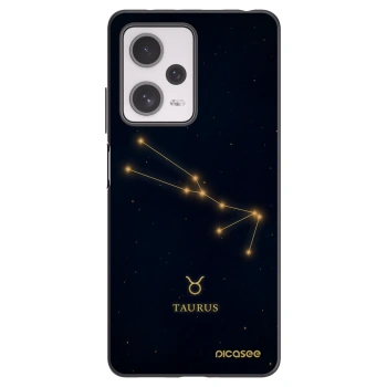 Picasee Xiaomi Redmi Note 12 Pro+ 5G Hülle - Schwarzes Silikon - TAURUS