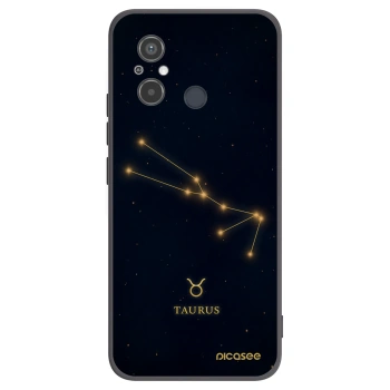 Picasee Xiaomi Redmi 12C Hülle - Schwarzes Silikon - TAURUS