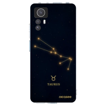 Picasee Xiaomi Redmi Note 12S Hülle - Transparentes Silikon - TAURUS