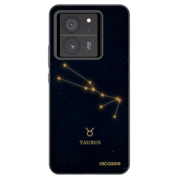 Picasee Xiaomi 13T Pro Hülle - Schwarzes Silikon - TAURUS
