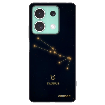 Picasee Xiaomi Redmi Note 13 5G Hülle - Schwarzes Silikon - TAURUS