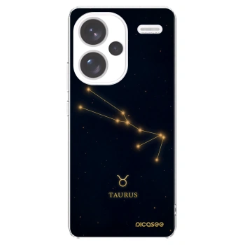 Picasee Xiaomi Redmi Note 13 Pro+ 5G Hülle - Transparentes Silikon - TAURUS