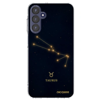 Picasee Samsung Galaxy A15 A155F 4G Hülle - Transparentes Silikon - TAURUS
