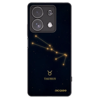 Picasee Xiaomi Redmi Note 13 Pro 4G Hülle - Schwarzes Silikon - TAURUS