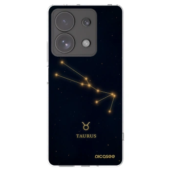 Picasee Xiaomi Redmi Note 13 Pro 4G Hülle - Transparentes Silikon - TAURUS