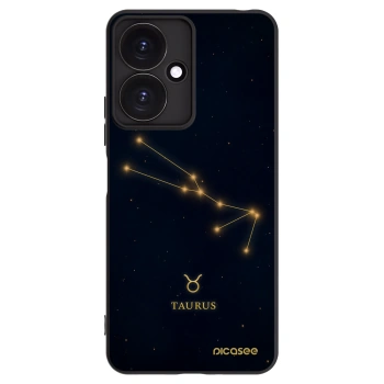 Picasee Xiaomi Redmi 13C 5G Hülle - Schwarzes Silikon - TAURUS