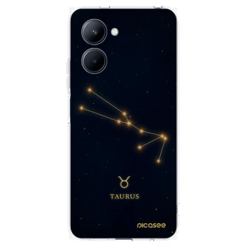 Picasee Realme C33 (2023) Hülle - Transparentes Silikon - TAURUS