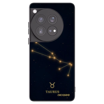 Picasee OnePlus 12 5G Hülle - Schwarzes Silikon - TAURUS