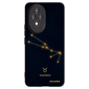 Picasee Honor 200 Pro 5G Hülle - Schwarzes Silikon - TAURUS
