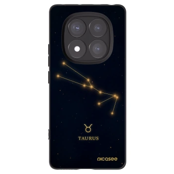 Picasee Xiaomi Redmi Note 14 Pro+ 5G Hülle - Schwarzes Silikon - TAURUS