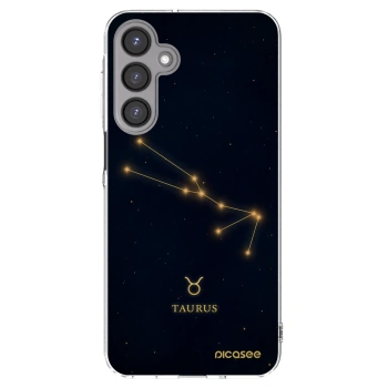 Picasee Samsung Galaxy A16 5G Hülle - Transparentes Silikon - TAURUS