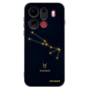 Picasee OPPO Find X9 Pro Hülle - Schwarzes Silikon - TAURUS