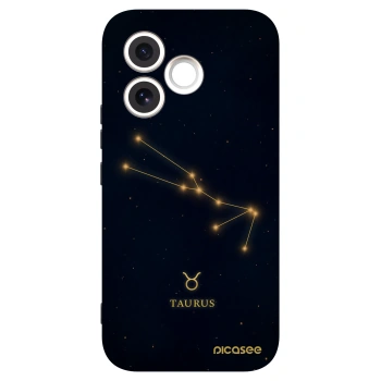 Picasee Honor 600 Lite Hülle - Schwarzes Silikon - TAURUS